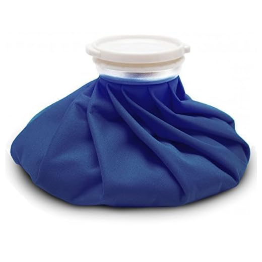 AZMED Ice Bag - Hot and Cold Reusable Ice Bags for Injuries 9-inch, Blue