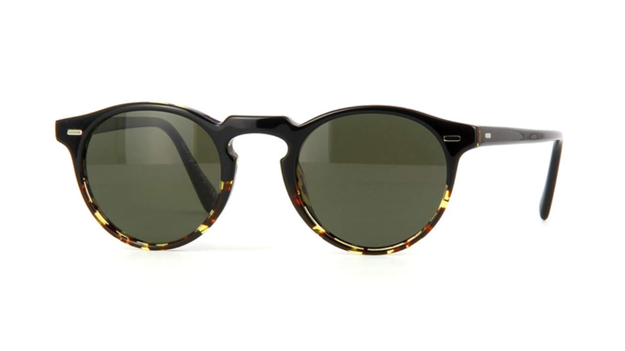 Oliver PeoplesOV5217S 1178P1 Sun Black/Tortoise Gregory Peck Sun Round Sungl, Black Tortoise ,Medium