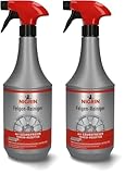 NIGRIN Felgenreiniger, säubert wirksam und materialschonend, entfernt Verschmutzungen, 1000ml (Packung mit 2)