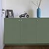 Hode Dark Green Vinyl Wrap Matt 40X300cm, Green Sticky Back Plastic Roll, Self Adhesive Wallpaper for Furniture Kitchen Cupboard Covering Contact Paper Waterproof #1