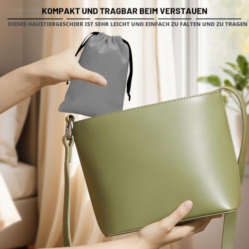 Amexo Freihändige Hundetasche, Tragetasche Hund Tragetuch für Hunde Frontpaket Hundetragetuch mit Verstellbarem Riemen bis für Hunde Katzen Aktivitäten Im Freien, Bis 9 Kg
