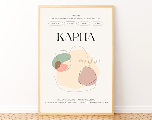 Image of Gamya Spiritual Big Aesthetic Framed Meditation Affirmation Motivational Posters For Living Room, Bedroom Office Wall Decor, Dopamine art /Girls Boys Gift Item (13x19 Inches) (MANTRAS)