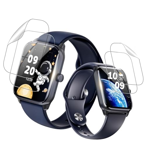 �y4���Z�b�g�z Adare Nexmate �X�}�[�g�E�H�b�` 1.96�C���` �p �t�B���� �yNOUKAJU�z �ی�t�B���� TPU���f�� ���h�~ �����ߗ� �w��h�~ �����ȒP �ɔ� �������� �t�B���� Smart Watch 1.96�C���` �ی�t�B����