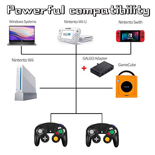 image for Gamecube Controllers,GALGO Classic Gamecube wii Controller for Nintend