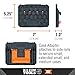 Klein Tools 54875MB MODbox Case Adapter, Modular System Side Rail Attachment, One-Handed Release for Mounting Small, Medium Cases to MODbox System