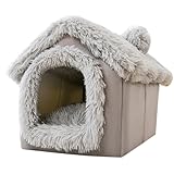 Niche d'intérieur polyvalente pour animaux de compagnie : ce lit pour chien sert également de cabane d'intérieur élégante pour chien, se fondant parfaitement dans la décoration de la maison tout en offrant une retraite apaisante.