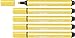 Price comparison product image Felt Tip Pen - STABILO Trio Scribbi - Box of 5 - Yellow
