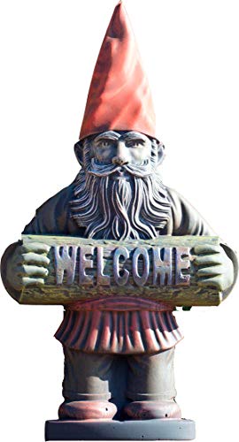 Svitmolds Mold Garden Gnome Welcome Casting Concrete Decor Garden Leprechaun Cement D36 #TOP5