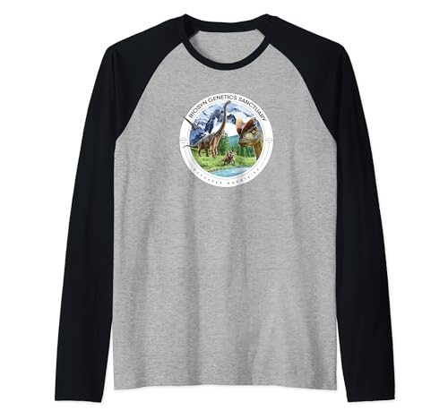 T-shirt raglan Jurassic World vêtement confortable pour soirée cinéma et fans