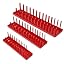 3PCS SAE Socket Organizer
