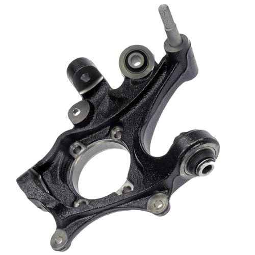 Image of Detroit Axle - Rear Left Steering Knuckle for Hyundai 07-09 Santa Fe 07-12 Veracruz, 2007 2008 2009 Driver Side Steering Knuckle Assembly Replacement