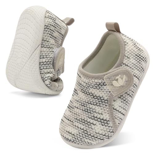 Image of FEETCITY Toddler Walking Shoes Slip On Toddler Shoes Boys Girls Kids Sports Sneakers Casual School Shoes Barefoot Shoes