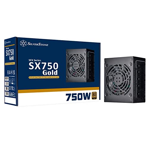 Image of Silverstone Technology SX750 Gold 80 Plus Gold 750W SFX Fully Modular Power Supply SX750-G