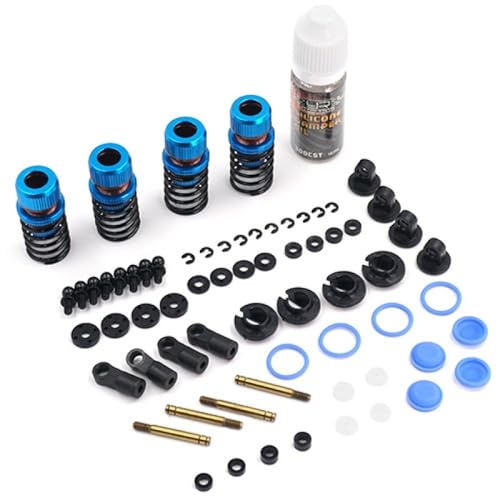 Yeah Racing Drift Spec Shock-Gear 50mm Damper Set for 1/10 RC Car Blue #TATT-022BU