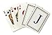 Lantern Press Monogram, Estate, Gray and Blue, J (52 Playing Cards, Poker Size Card Deck with Jokers)