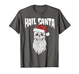 Photo Gallery t-shirt divertente vintage con teschio e cappello di babbo natale maglietta Photo Gallery t-shirt divertente vintage con teschio e cappello di babbo natale maglietta