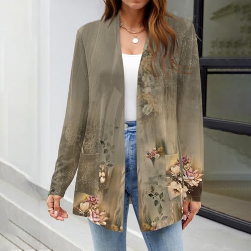 Lightweight Cardigans For Women Casual Loose Open Front Cardigan Sweaters Comfy Long Sleeve Fall Cardigans Jacket3