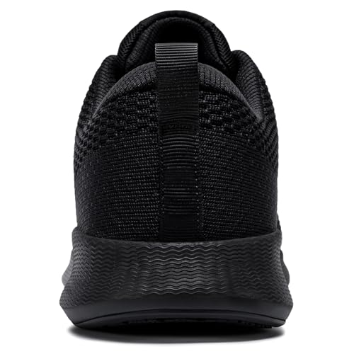 Image of LARNMERN Non Slip Shoes for Men Food Service Sneakers Kitchen Restaurant Chef Work Shoes Casual Breathable Lightweight Footwear,Black 9