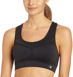 Champion Women's Freedom Seamless Racerback Sports Bra, FFQ Asphalt, Large