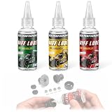 3 Bottles RC Differential Oil Kit 10K 30K 50K cSt 2OZ Silicone RC Diff Fluid Set for Sealed Differentials, High Viscosity Car Differential Oil for 1/10&1/8 Scale R/C Cars, Trucks,Buggies(1 Pack,60 ml)