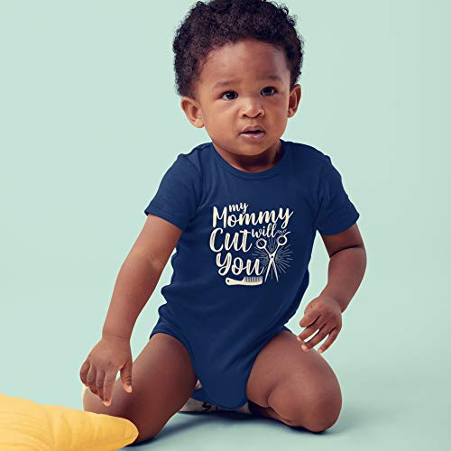 My Mommy Will Cut You Baby Bodysuit One Piece Or Toddler Shirt Funny Hair Stylist Mom Salon Gift2