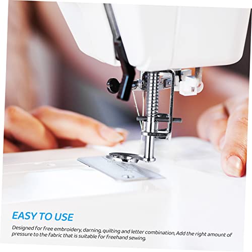 Pie prensatela para máquina de coser metalizado miniatura 6
