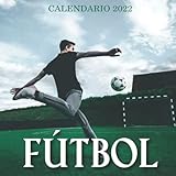  Fútbol Calendario 2022: Calendario 2022 8.5\'\'x8.5\'\' - Regalos para familiares y amigas amigos - Animales divertidos