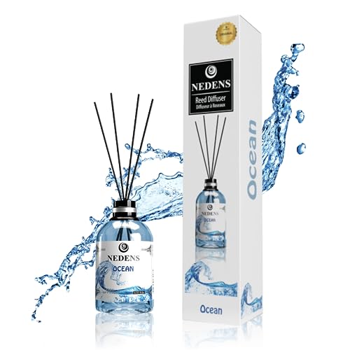 NEDENS Duftstäbchen Mikado 110 ml – Raumduft mit 4 Bambusstäbchen,...