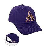 Desert Cactus Alcorn State University Baseball Hat ASU Braves Brimmed Embroirderd Cap Adjustable Cloth Strap Adult (Style A) Purple
