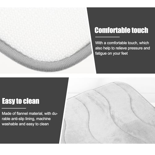Alfombrilla de baño absorbente SHOWERORO de memory foam lavable 5