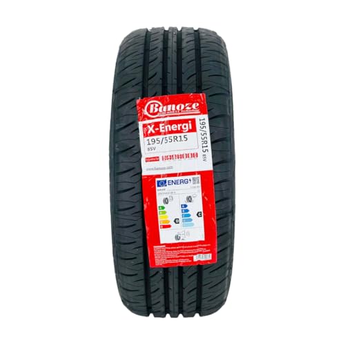 BANOZE X-Energi 195/55 R15 85V Car Tyres – High Grip, Fuel Efficient, Low Noise, Durable Tread – V-Rated (149mph) – 1955515 (1)
