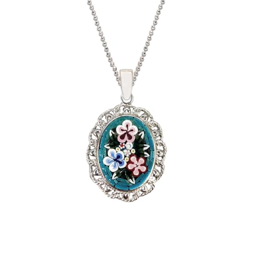 Collier Murano Venetiaurum fini les bijoux ternes avec l'argent 925