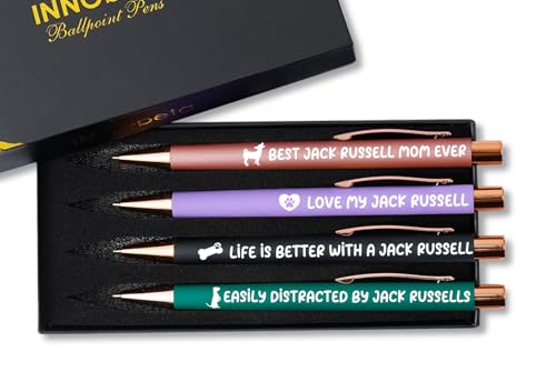 Stylo Jack Russell à bille pour organiser votre bureau et vos cahiers de notes