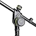 Gravity MS 2322 B Microphone Stand with Round Base and 2-Point Adjustment Telescoping Boom (GMS2322B)