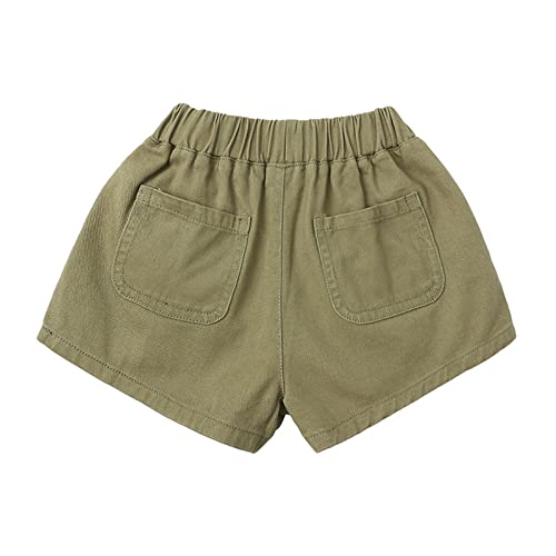 Toddler Kids Pull On Jogger Shorts Baby Boys Girls Summer Cotton Casual Shorts with Pockets Elastic Toddler Clothes2