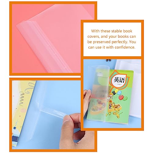 Cabilock Capas De Livro Transparentes De 30 Peças Protetor De Livro De Plástico Contra Desgaste E Ra