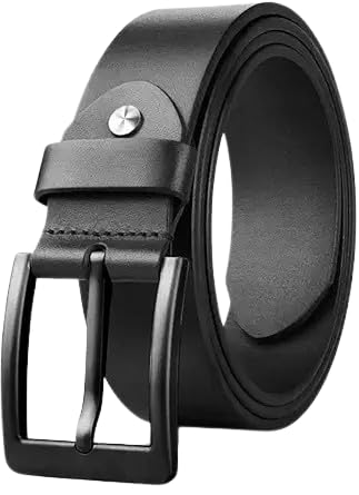 Men’s Genuine Leather Belt with Classic Metal Buckle, Adjustable Casual and Formal Waist Belt for Jeans, Trousers and Offi... - Review, Price and Buying Guide