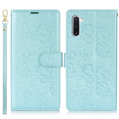 ZAGLDD Samsung Galaxy Note 10 �E�H���b�g�P�[�X�APU���U�[���C�X�i�b�v�t���b�v�t�H���I�P�[�X�A�J�[�h�z���_�[�t���L�b�N�X�^���h&�������[�h�ϏՌ�TPU�C���i�[�V�F���d�b�J�o�[(�u���[)