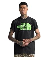 The North Face Men's Men’s Short-Sleeve Half Dome Tee, TNF Black/Saftygn, X-Large