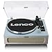 Produktbild Lenco LS-440 Plattenspieler - Bluetooth Plattenspieler - integrierte Lautsprecher 40 Watt RMS - Riemenantrieb - Pitch Control - Vorverstärker - RCA Out und AUX-In - Blau LS-440BUBG