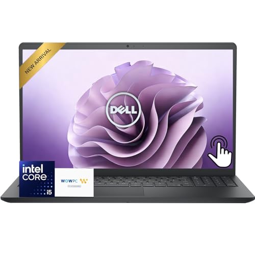 Image of Dell 15.6 inch FHD Touchscreen Laptop • Intel Core i5-1334U • 16GB RAM • 2TB PCIe SSD • SD Card Reader • Long Battery Life • Wi-Fi 6 • Windows 11 • for Study & Work • WOWPC Recovery USB