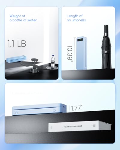 Image of Portable Printers Wireless for Travel Home, A285M Inkless Thermal Printer | Support 8.5 inch X 11 inch Thermal Paper, Bluetooth Mobile Compact Printer for Office School Receipt, Compatible with iPhone Laptop