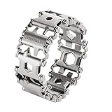 LEATHERMAN, Tread Bracelet, The Original Travel Friendly Wearable Multitool, Stainless Steel, Metric