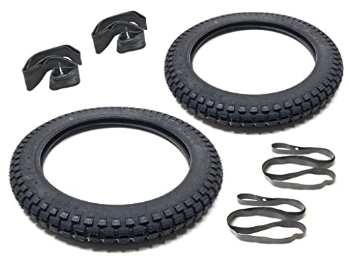 Streetparts24 2X Reifen 2.75x19 K262 4PR 43P TT mit Schlauch und Felgenband passend für Zündapp Combinette SX 80, NSU Super Fox, MZ, DKW 125, Miele