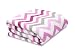 Little Starter Plush Toddler Blanket, Pink Chevron
