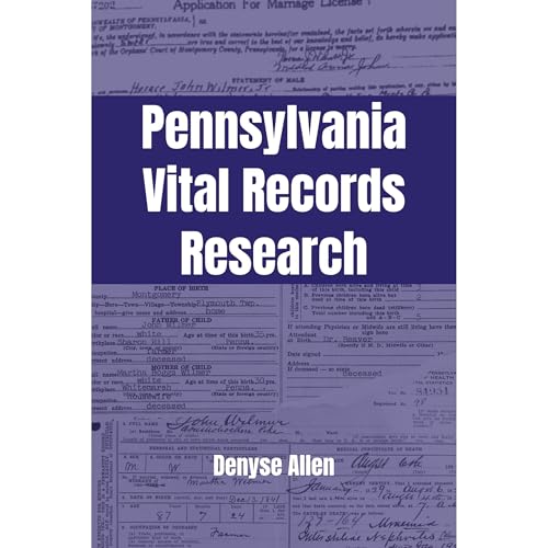 Pennsylvania Vital Records Research Audiolibro Por Denyse Allen arte de portada