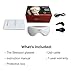 Bestqool Red Light Therapy Glasses, 660nm Red Light for Eyes, LED Light Glasses for Improved Eyesight, Relieve Eye Fatigue, Aging Eyes, Dry Eyes, Boost Energy, Fast Recovery