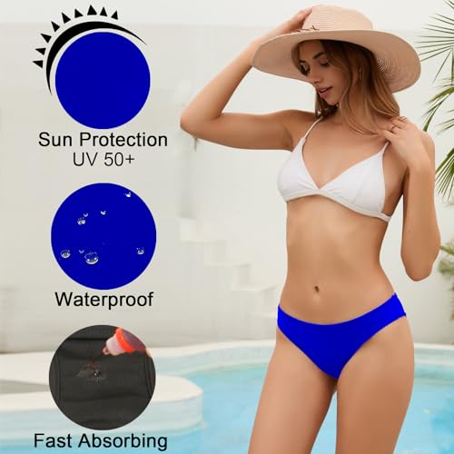 Image of SherryDC Women's Period Swimwear Bikini Bottoms-Menstrual Leakproof Swimsuit Bottoms Briefs for Teen Girl
