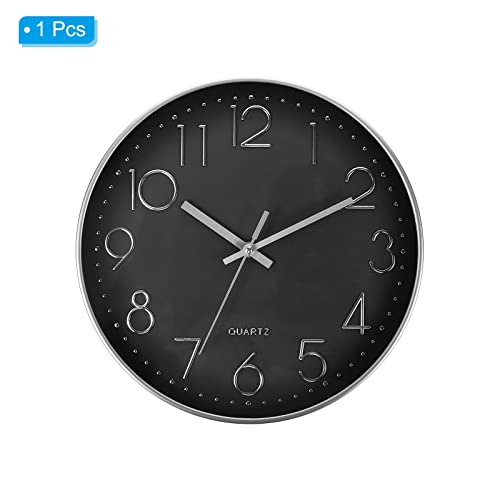 Reloj de pared analógico silencioso 12 pulgadas miniatura 3