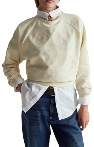 United Colors of Benetton Maglia G/C M/L 3mtzd10b6 - Sudadera con Capucha, Color Beige, XXS